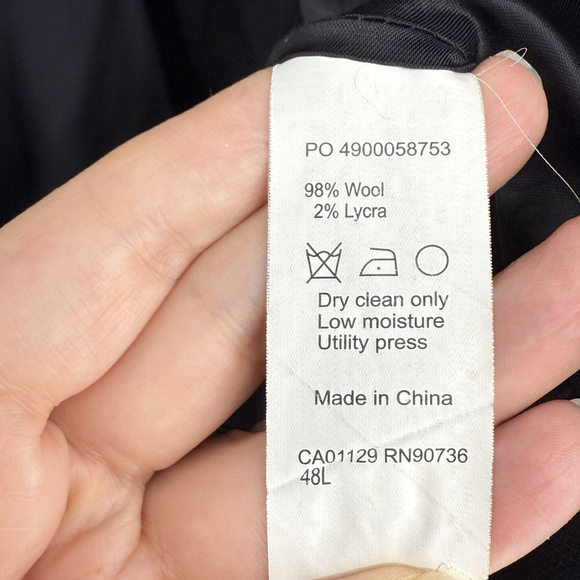 Ralph Lauren Black Label Slim Fit Men’s Blazer Size 48L Blue - Picture 5 of 7